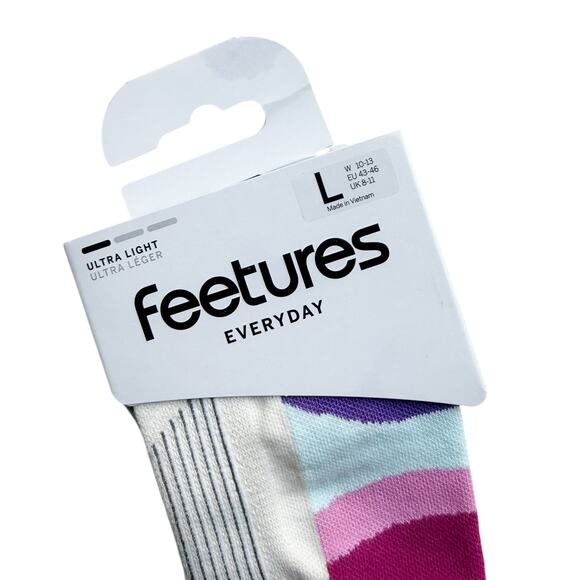 NWT Feetures Everyday Women's Ultra Light Invisible Socks Size L 10-13 - Picture 2 of 4
